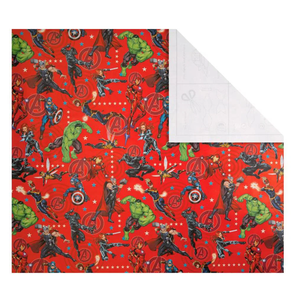 Marvel Avengers 2m Roll Wrap Extra Image 2