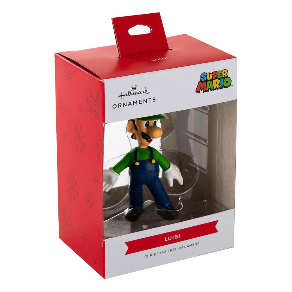 Super Mario Bros Luigi Hanging Resin Figure Extra Image 1