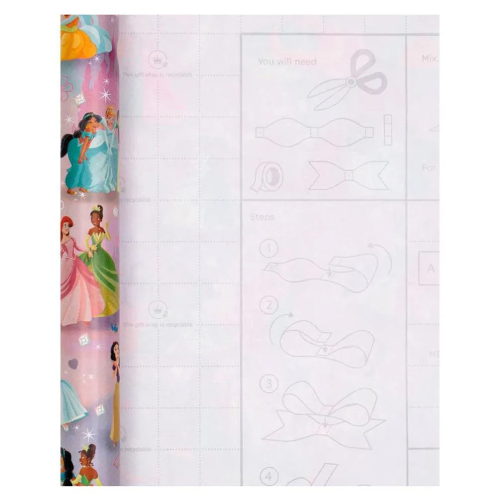 Disney Princess 2m Roll Wrap Extra Image 1