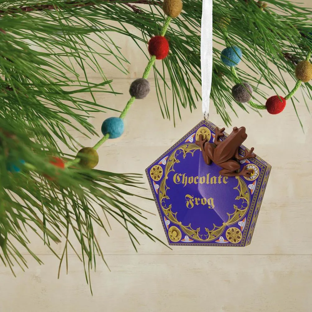 Harry Potter Chocolate Frog Box Hanging Resin Ornament Extra Image 2