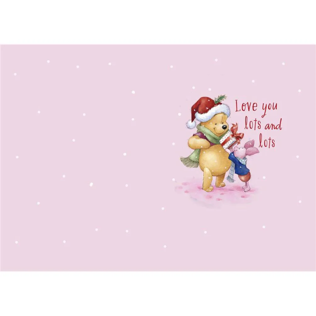Lovely Mummy Winnie the Pooh Christmas Card Extra Image 1