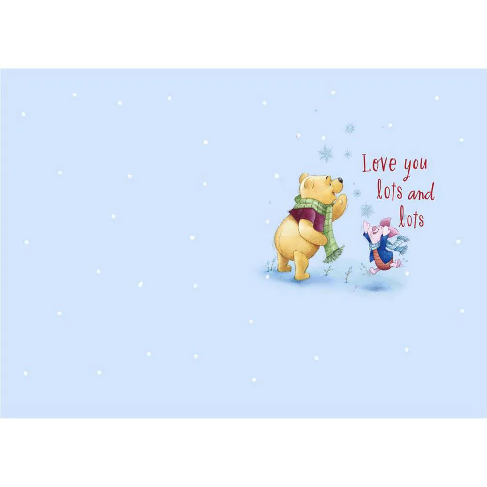 Daddy Winnie the Pooh Christmas Card Extra Image 1