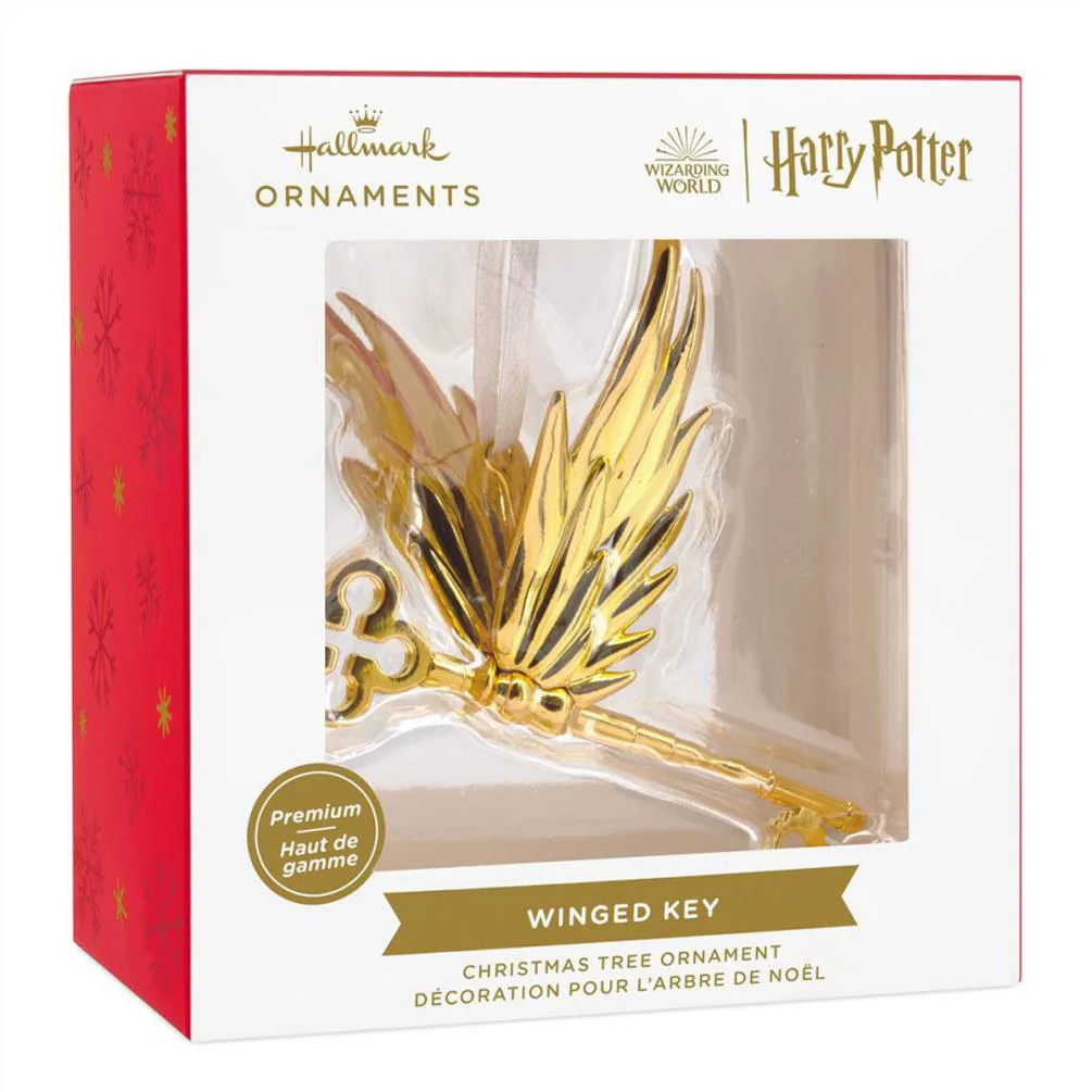 Harry Potter Premium Metal Winged Key Hanging Ornament Extra Image 1