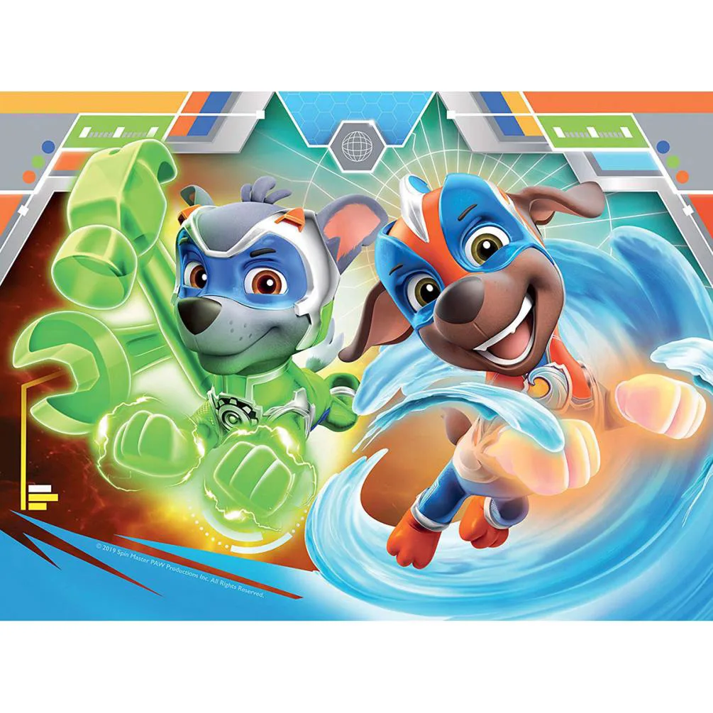 Paw Patrol Mighty Pups 4 in a Box Jigsaw Puzzles Extra Image 2