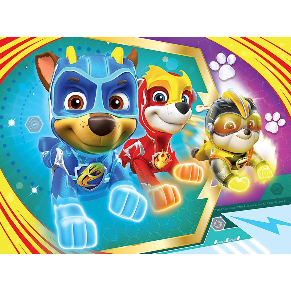 Paw Patrol Mighty Pups 4 in a Box Jigsaw Puzzles Extra Image 3