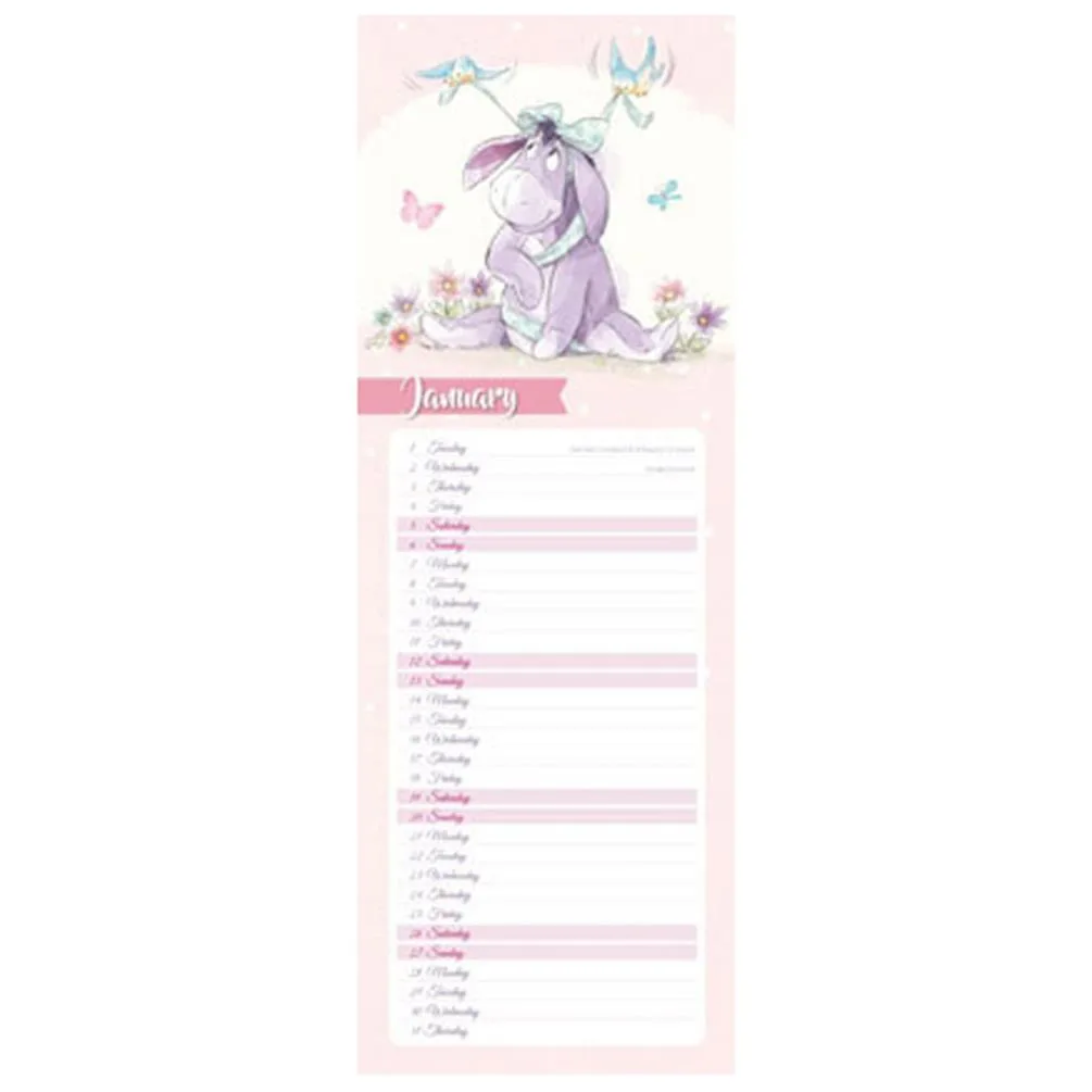 Eeyore Official 2019 Slim Calendar Extra Image 1