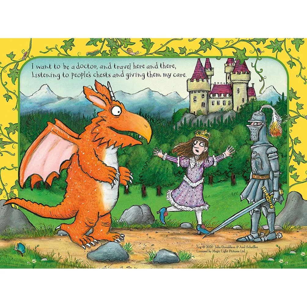 Zog & Other Stories 4 in a Box Jigsaw Puzzles Extra Image 1