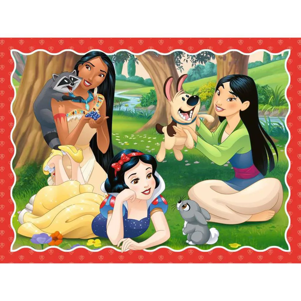 Disney Princess 4 in a Box Jigsaw Puzzle Extra Image 2