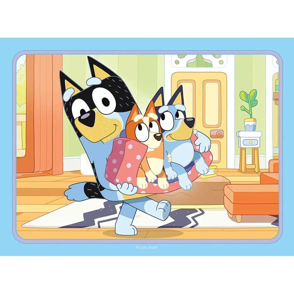 Bluey 4 In a Box Jigsaw Puzzles Extra Image 1