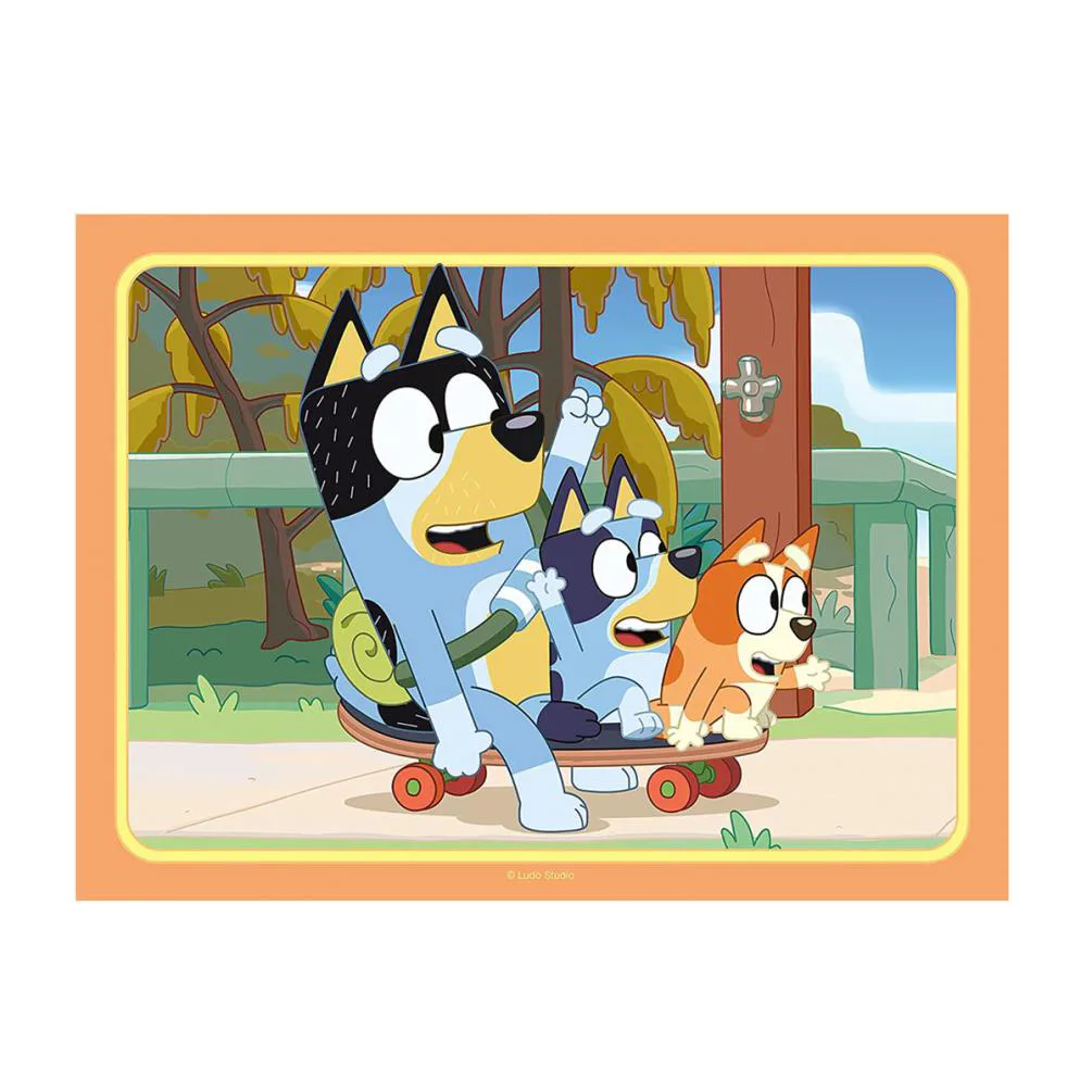 Bluey 4 In a Box Jigsaw Puzzles Extra Image 2
