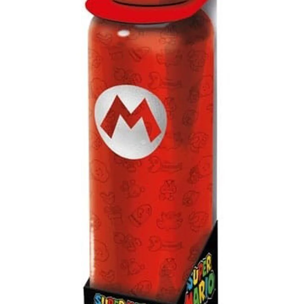 Super Mario Bros Logo Stainless Steel 515ml Drinks Bottle Extra Image 1