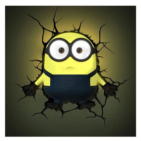 Minion Bob 3D Deco Wall Light Extra Image 1