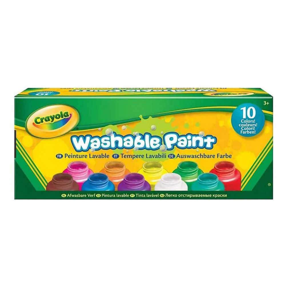 Crayola Washable Paint Pack of 10 Extra Image 2