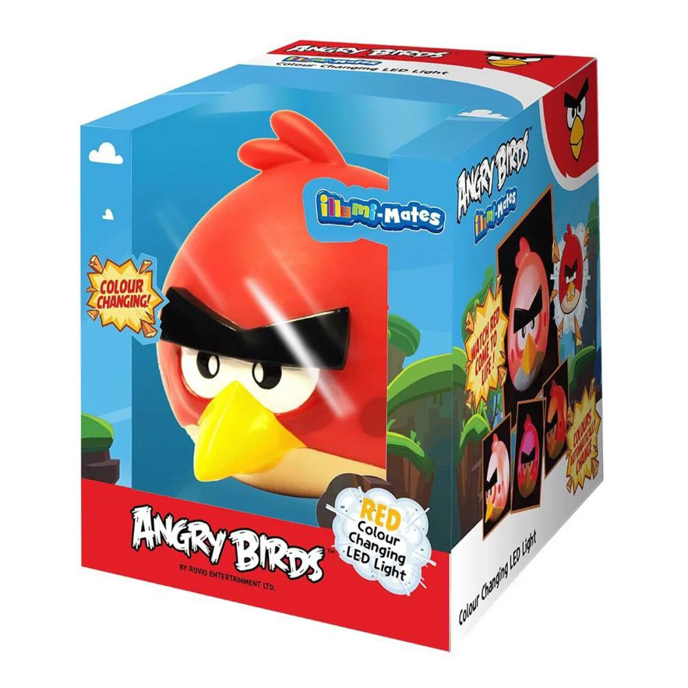 Angry Birds Red Colour Changing Illumi-mate Light Extra Image 1