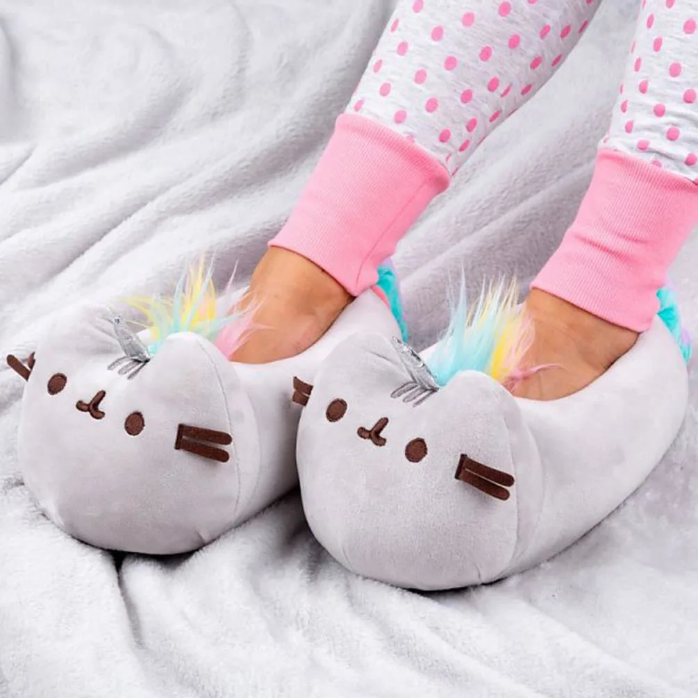 Pusheen Unicorn Plush Slippers Extra Image 3