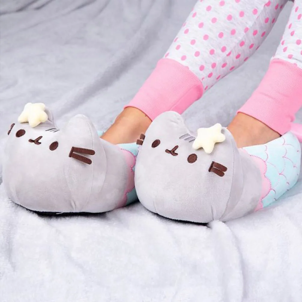 Pusheen Mermaid Plush Slippers Extra Image 3