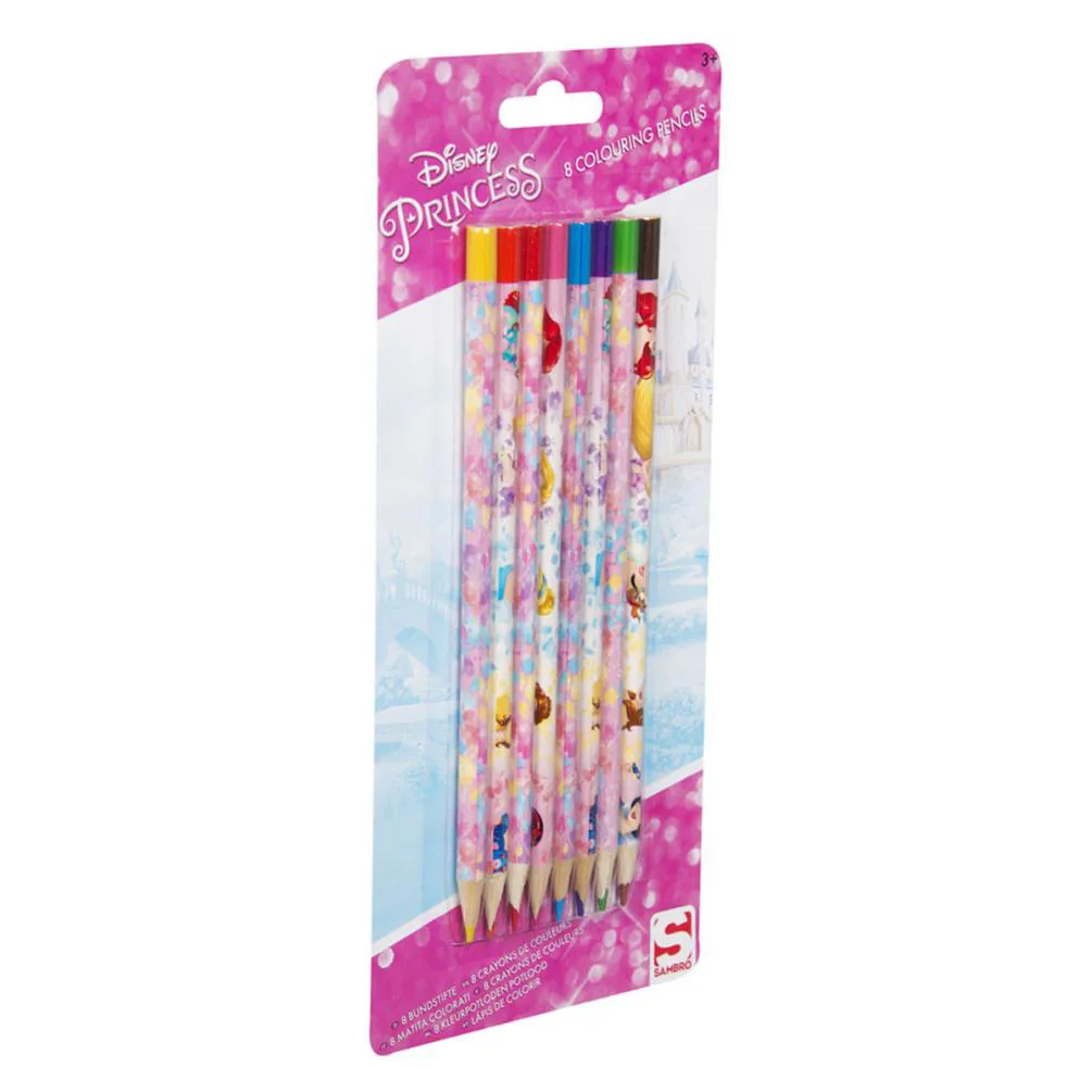 Disney Princess Colouring Pencils (Pack of 8) Extra Image 2