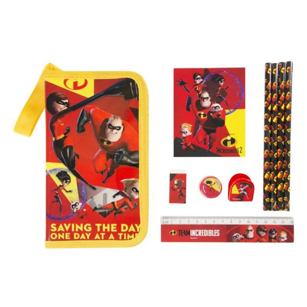 Incredibles 10 Pcs Stationery Set Extra Image 1