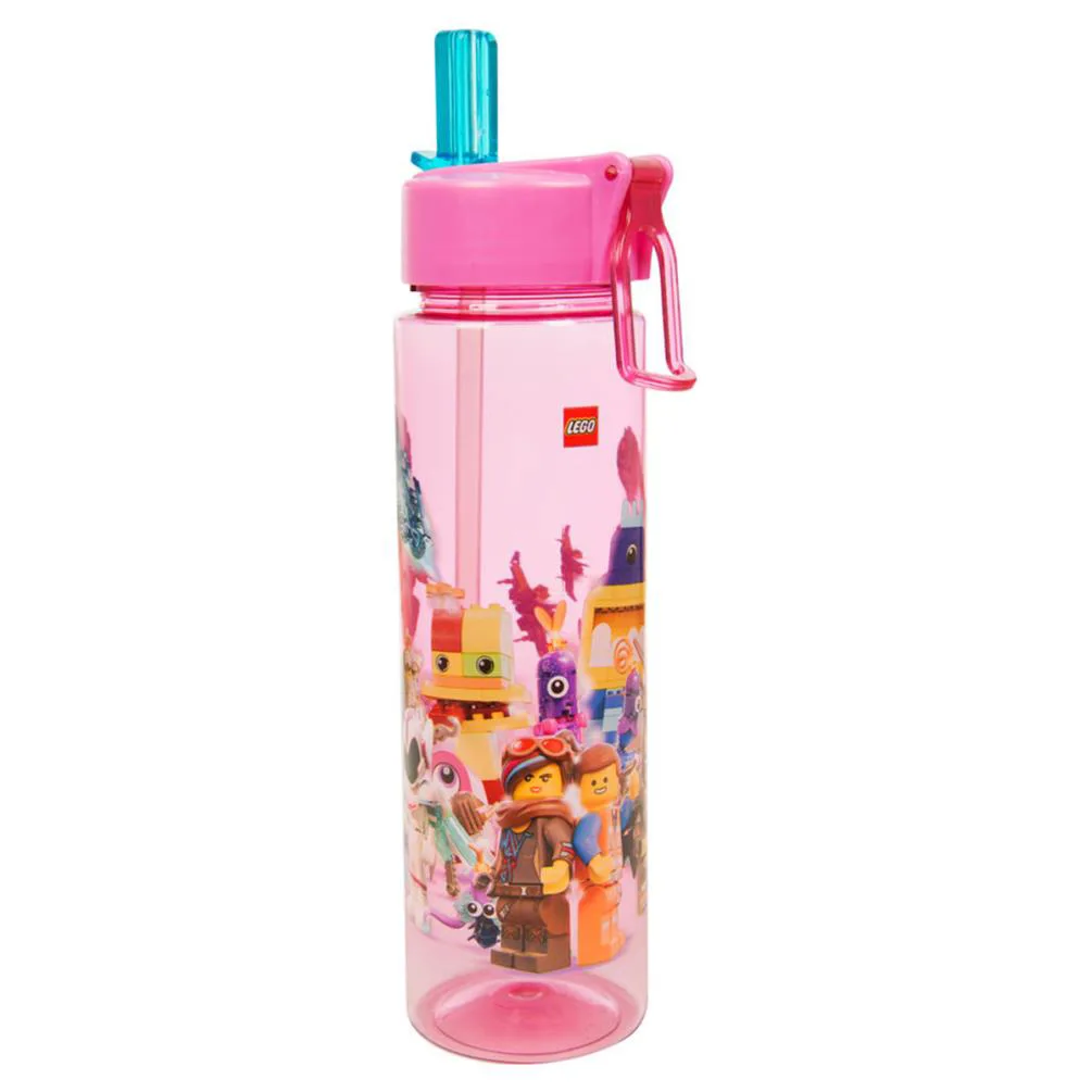 Lego Movie 2 600ml Pink Drinks Bottle Extra Image 1