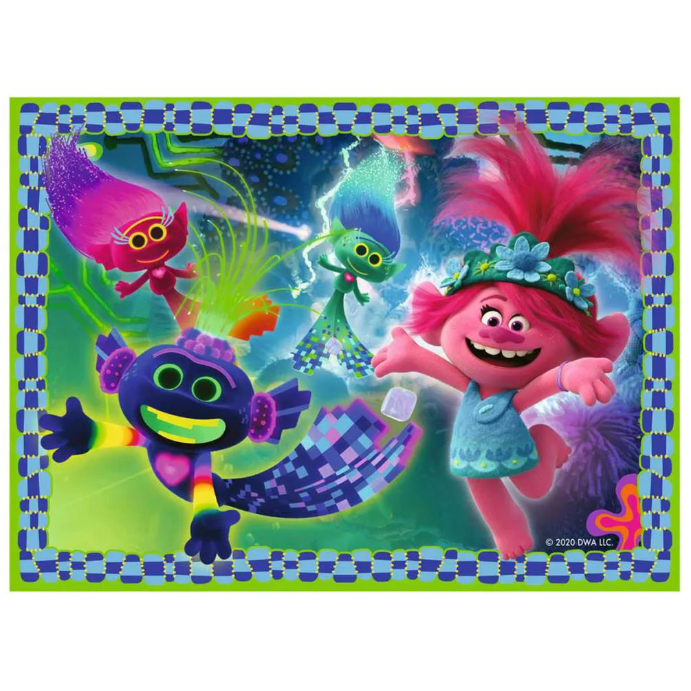 Trolls 2 World Tour 4 in Box Jigsaw Puzzles Extra Image 2