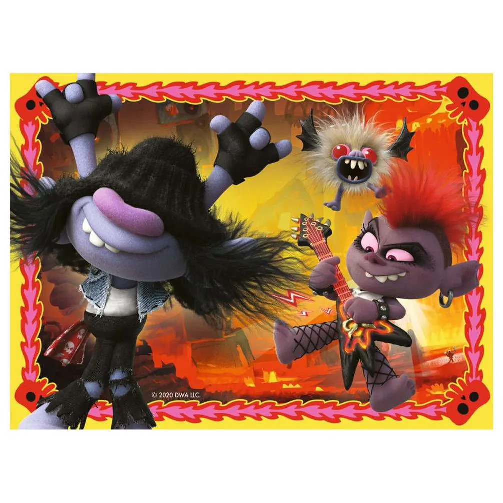 Trolls 2 World Tour 4 in Box Jigsaw Puzzles Extra Image 3