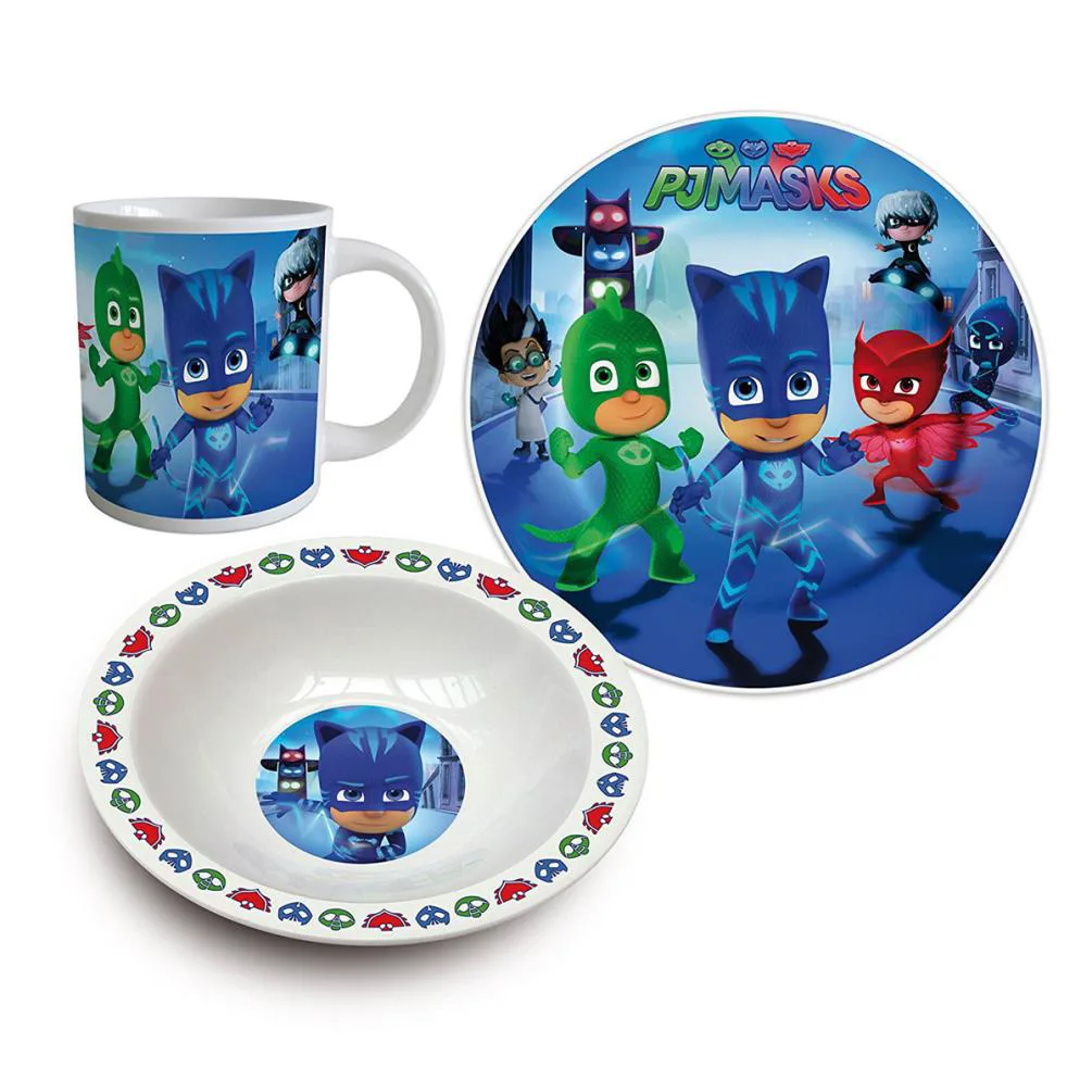 PJ Masks 3 Piece Breakfast Set Extra Image 1