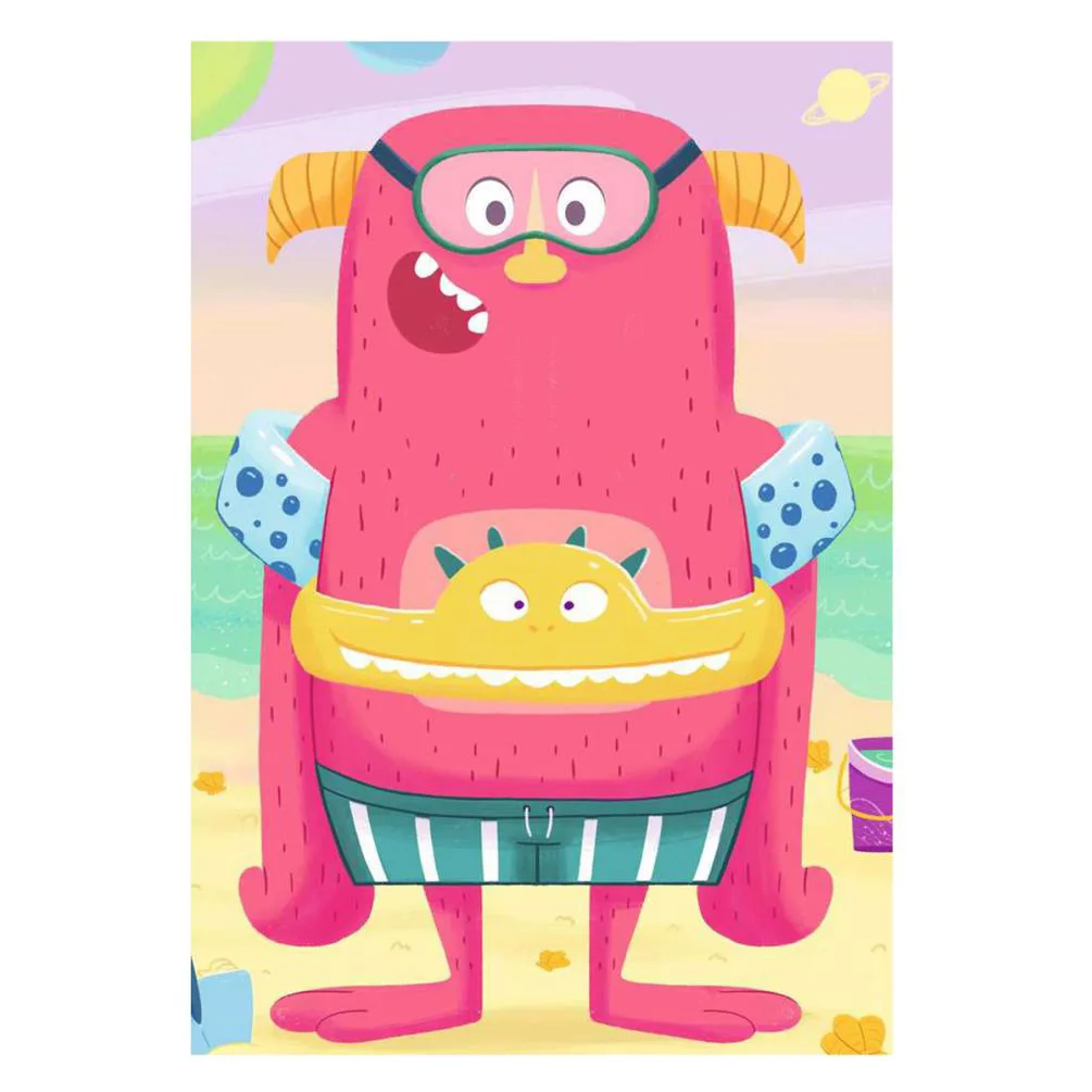 Monsters Mix & Match 3 x 24pc Jigsaw Puzzles Extra Image 2