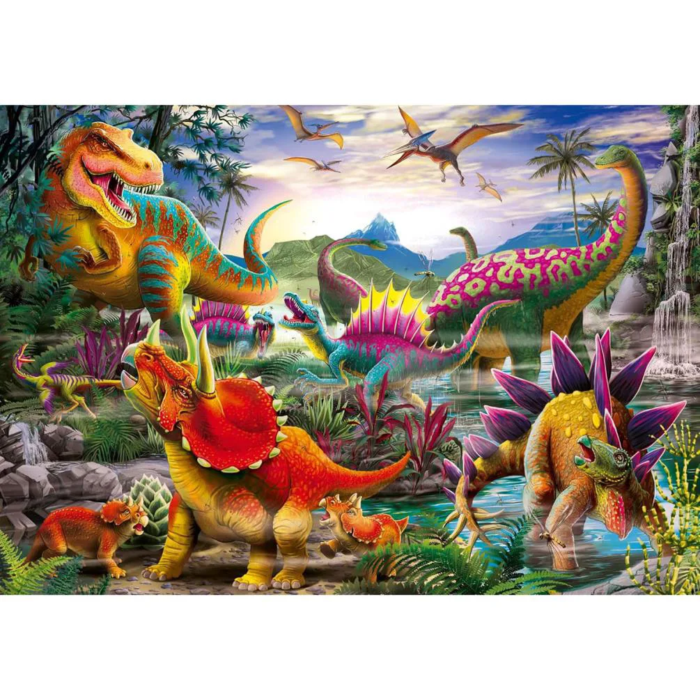 T Rex Terror 35pc Jigsaw Puzzle Extra Image 1