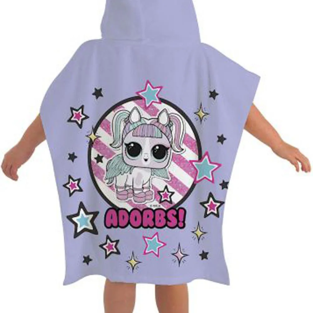 LOL Surprise Unicorn Hooded Towel Poncho Extra Image 1