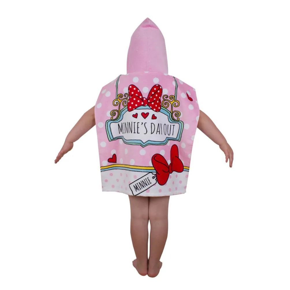 Minnie Mouse Cafe Hooded Poncho Extra Image 1