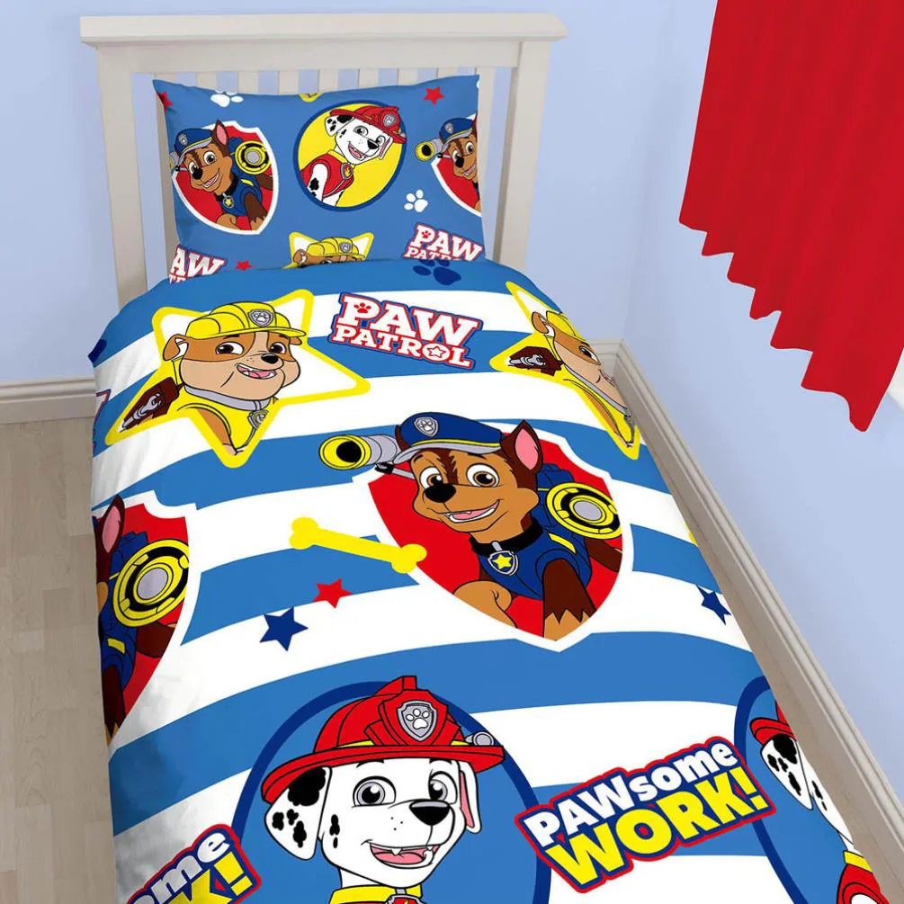 Paw Patrol Pawsome Reversible Single Duvet Cover Set Extra Image 1