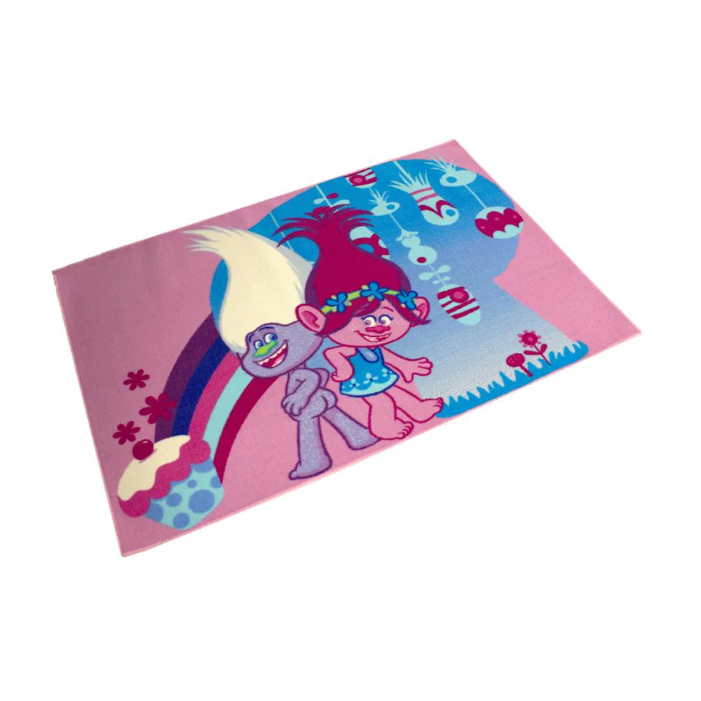 Trolls Poppy & Guy Diamond Cupcake Time Rug Extra Image 1