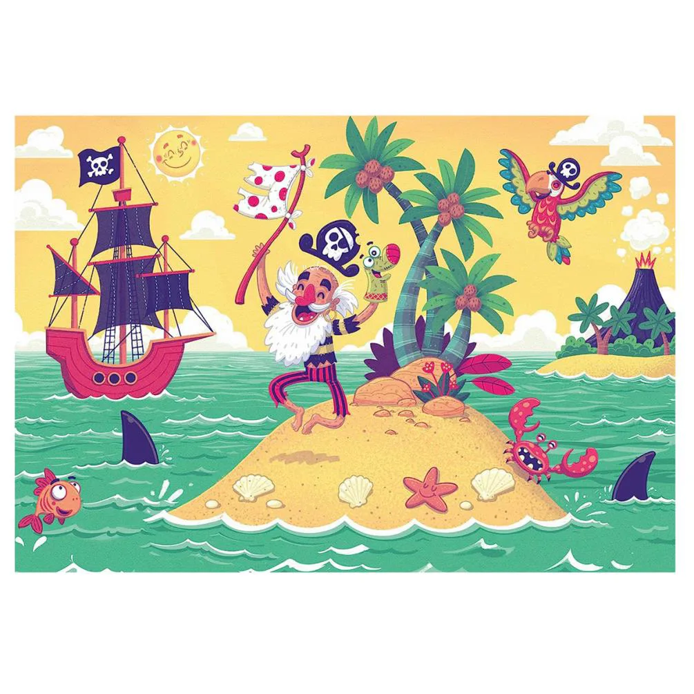 Puzzle & Play Pirate Adventure 2 x 24pc Jigsaw Puzzles Extra Image 2