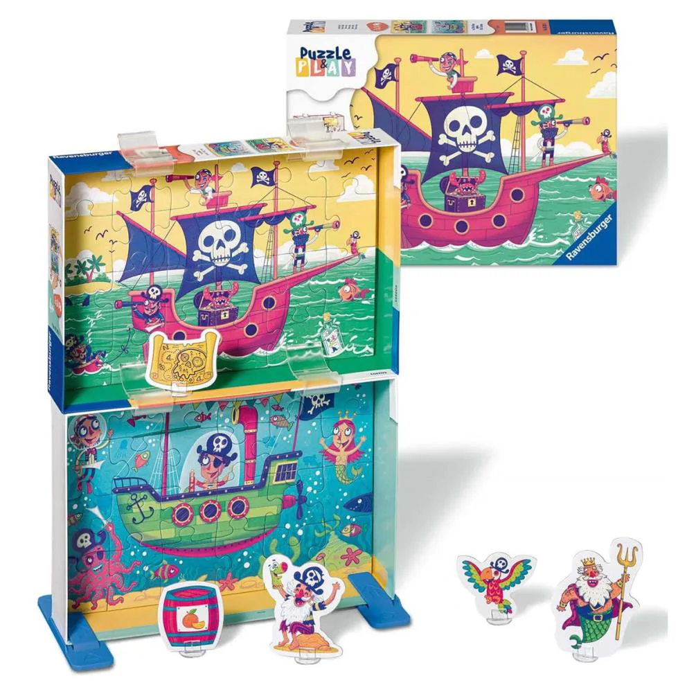 Puzzle & Play Land In Sight 2 x 24pc Jigsaw Puzzles Extra Image 1