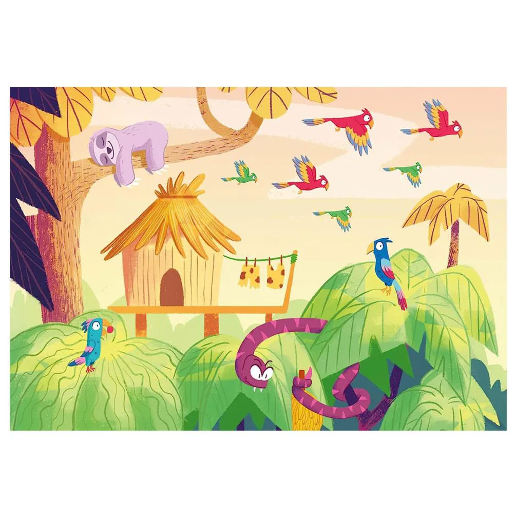 Puzzle & Play Jungle Adventure 2 x 24pc Jigsaw Puzzles Extra Image 2