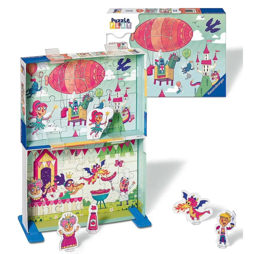 Puzzle & Play Royal BBQ 2 x 24pc Jigsaw Puzzles Extra Image 1