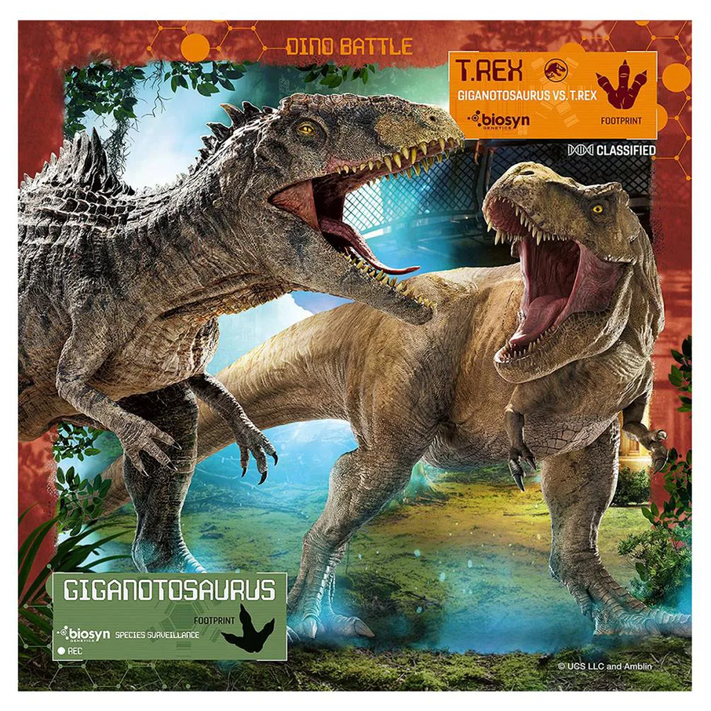 Jurassic World Dominion 3x 49pc Jigsaw Puzzles Extra Image 2