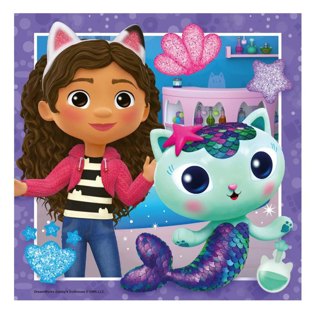 Gabby's Dollhouse 3x 49pc Jigsaw Puzzles Extra Image 2