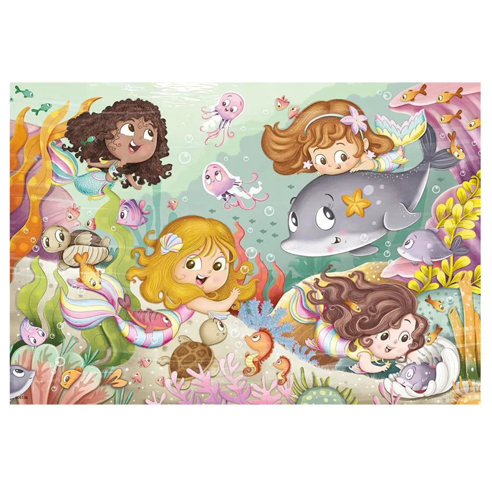 Mermaids 2 x 12pc Jigsaw Puzzles Extra Image 1