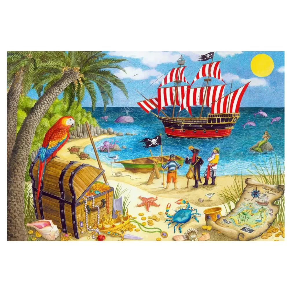 Pirates & Mermaids 2 x 24pc Jigsaw Puzzles Extra Image 1
