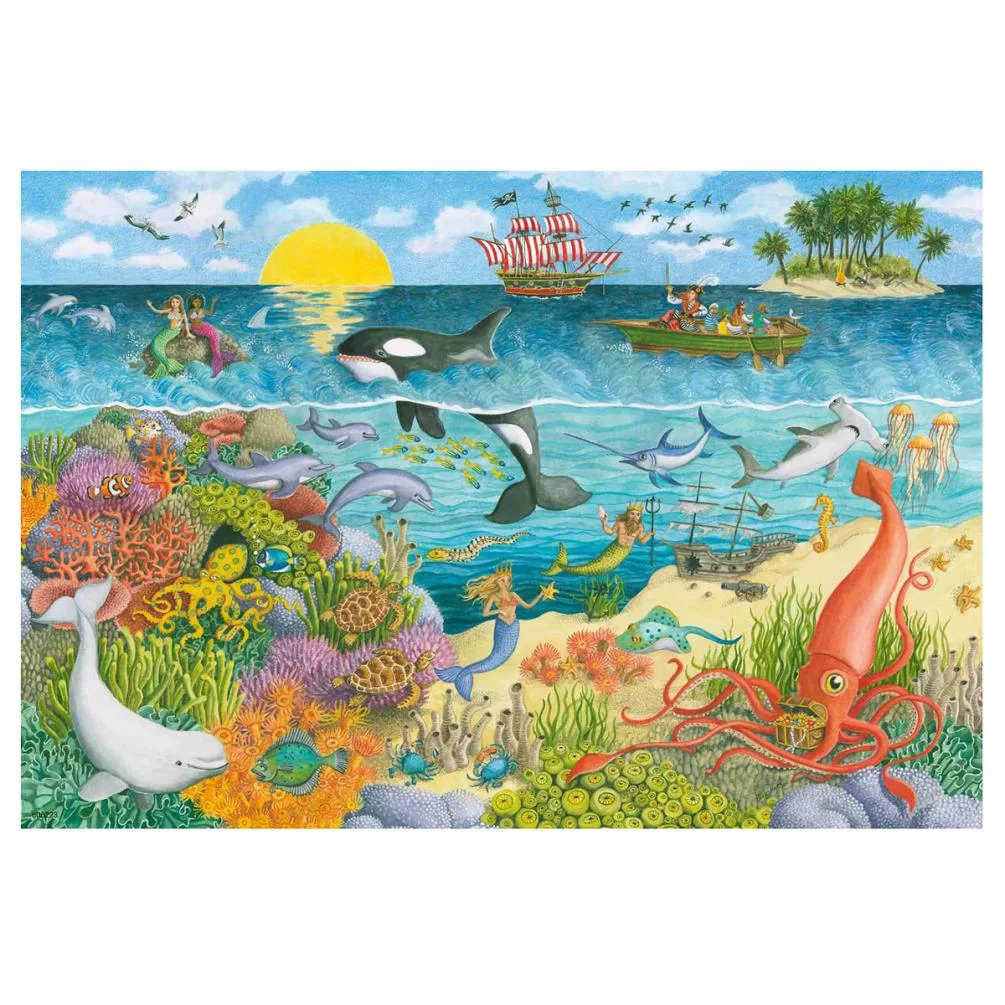 Pirates & Mermaids 2 x 24pc Jigsaw Puzzles Extra Image 2