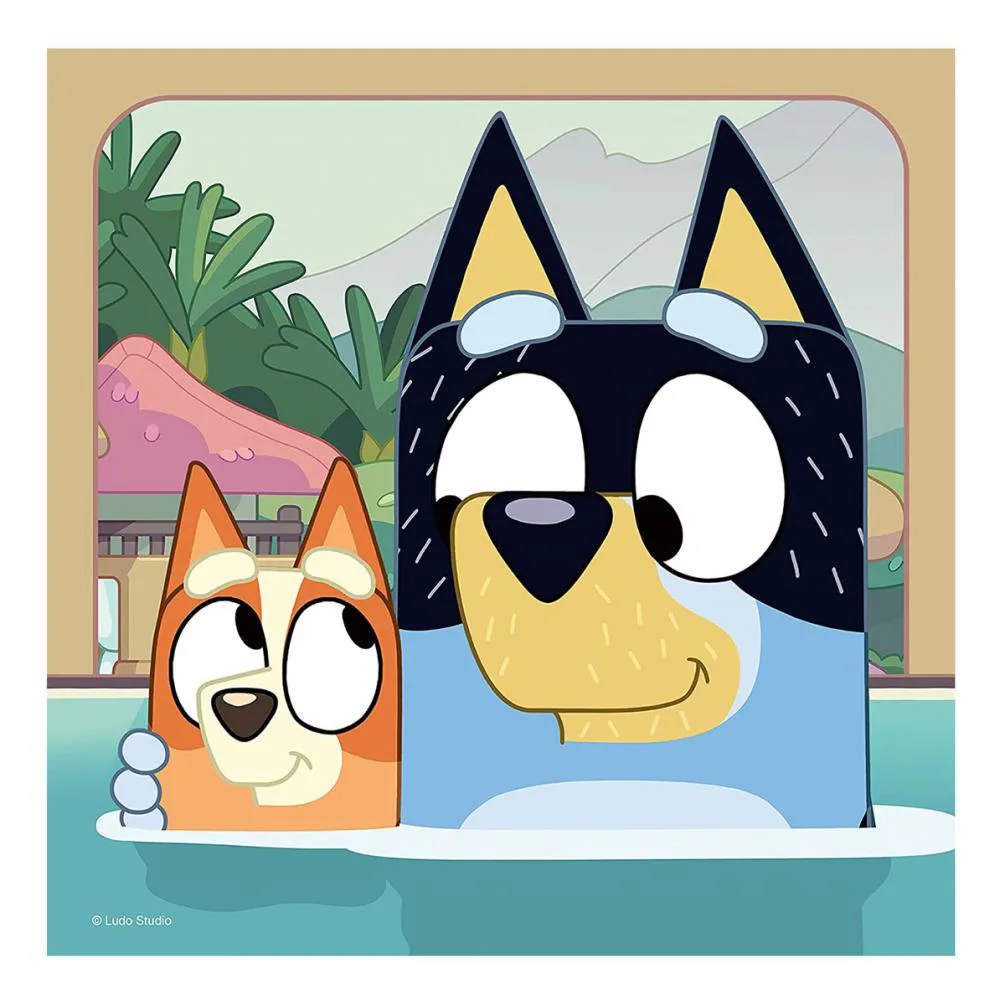 Bluey 3 x 49pc Jigsaw Puzzles Extra Image 1
