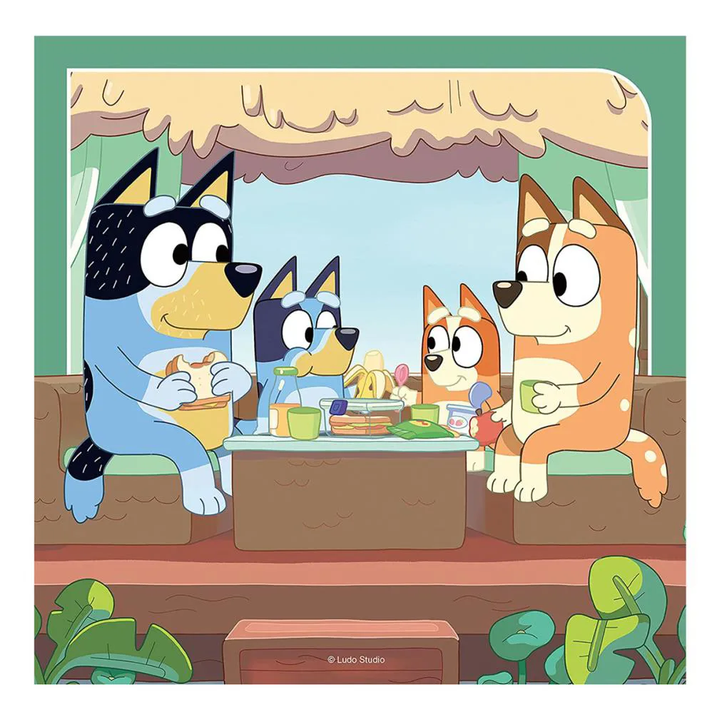 Bluey 3 x 49pc Jigsaw Puzzles Extra Image 2