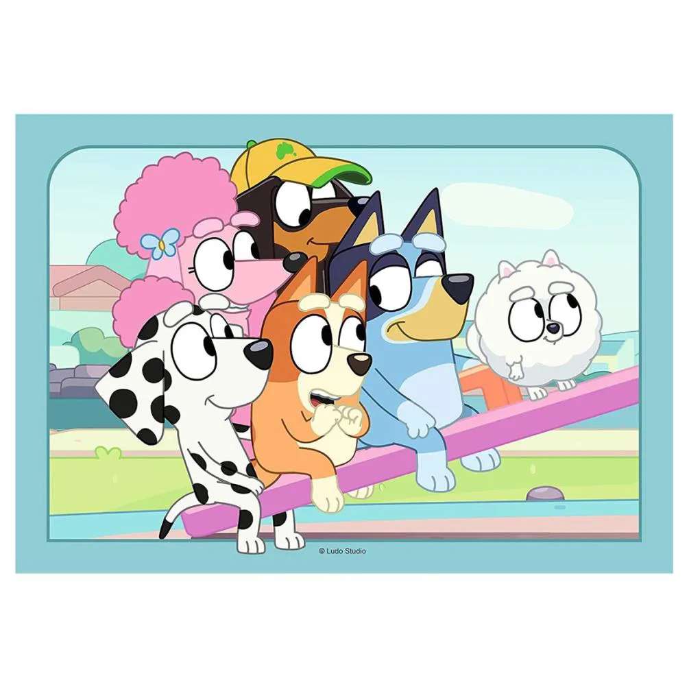 Bluey 2 x 12pc Jigsaw Puzzles Extra Image 1