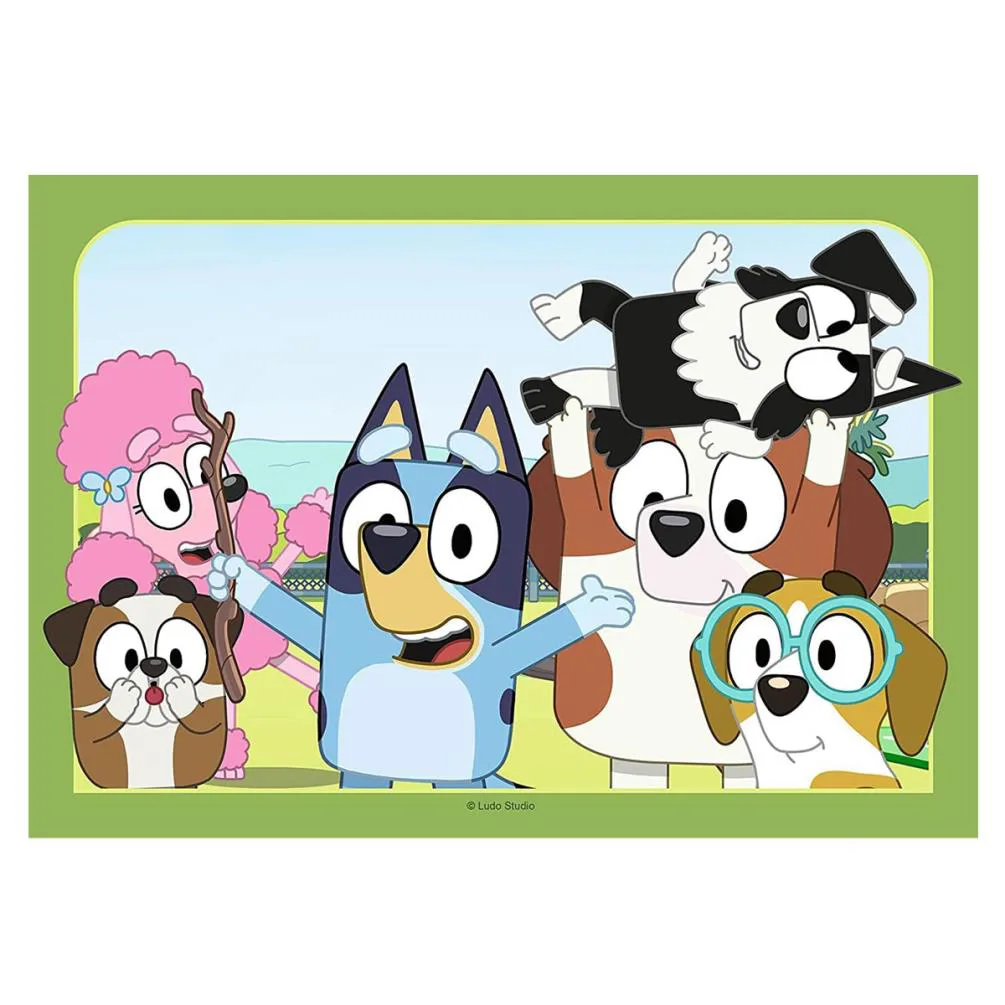 Bluey 2 x 12pc Jigsaw Puzzles Extra Image 2