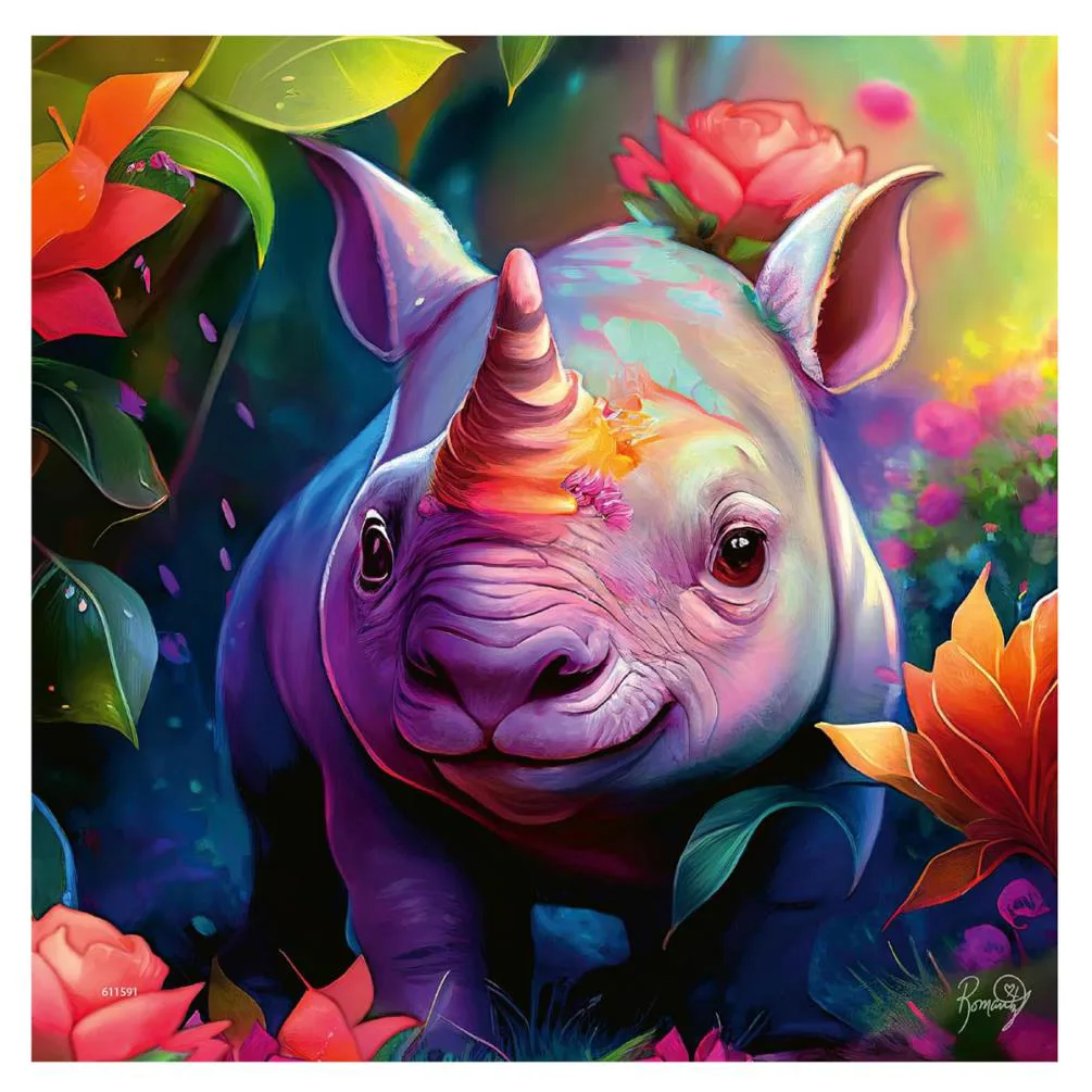 Jungle Babies 3 x 49pc Jigsaw Puzzles Extra Image 2