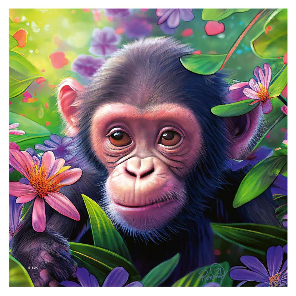 Jungle Babies 3 x 49pc Jigsaw Puzzles Extra Image 3