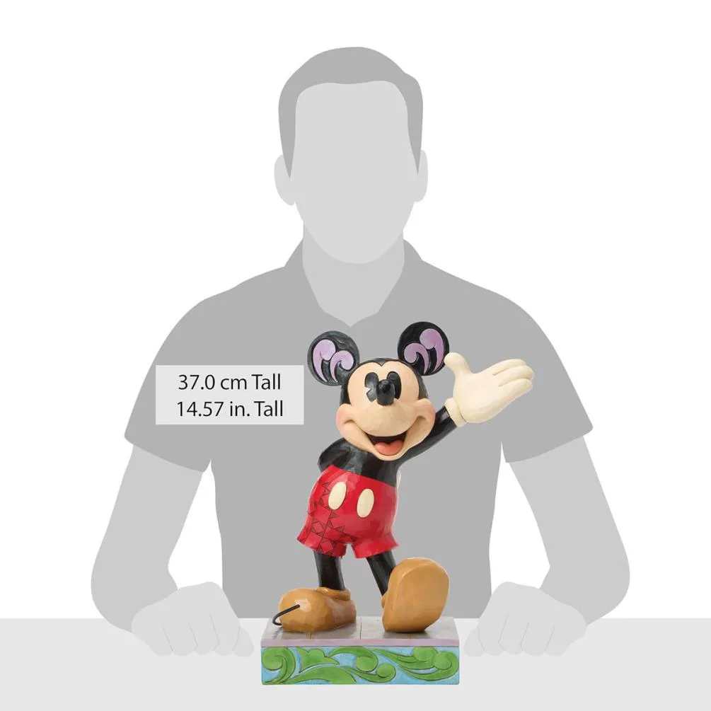 Disney Traditions Hello Pal! Big Mickey Figurine Extra Image 3
