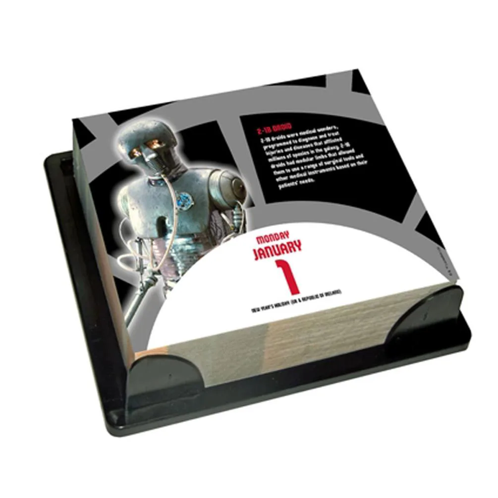 Star Wars 2018 Desktop Block Calendar with Easel Extra Image 1