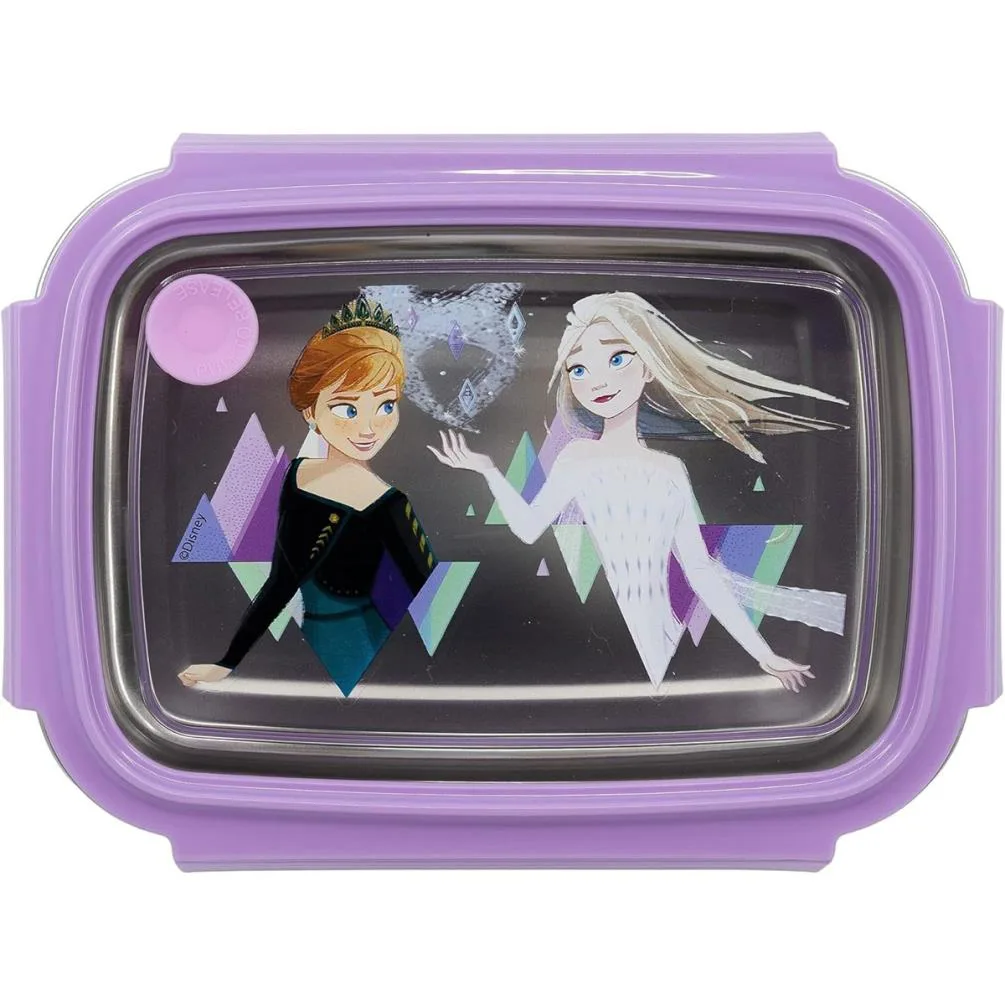 Disney Frozen Rectangular Stainless Steel Lunch Box Extra Image 1